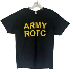 Army ROTC Mens Tshirt Black Warrior Battalion Warriors First Size Medium